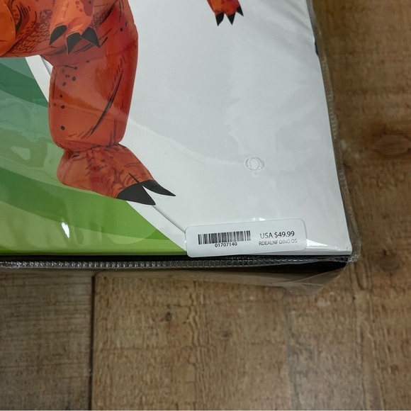 NEW Spirit Inflatable Dino Ride-Along Kids One Size Costume Dinosaur - Picture 5 of 5